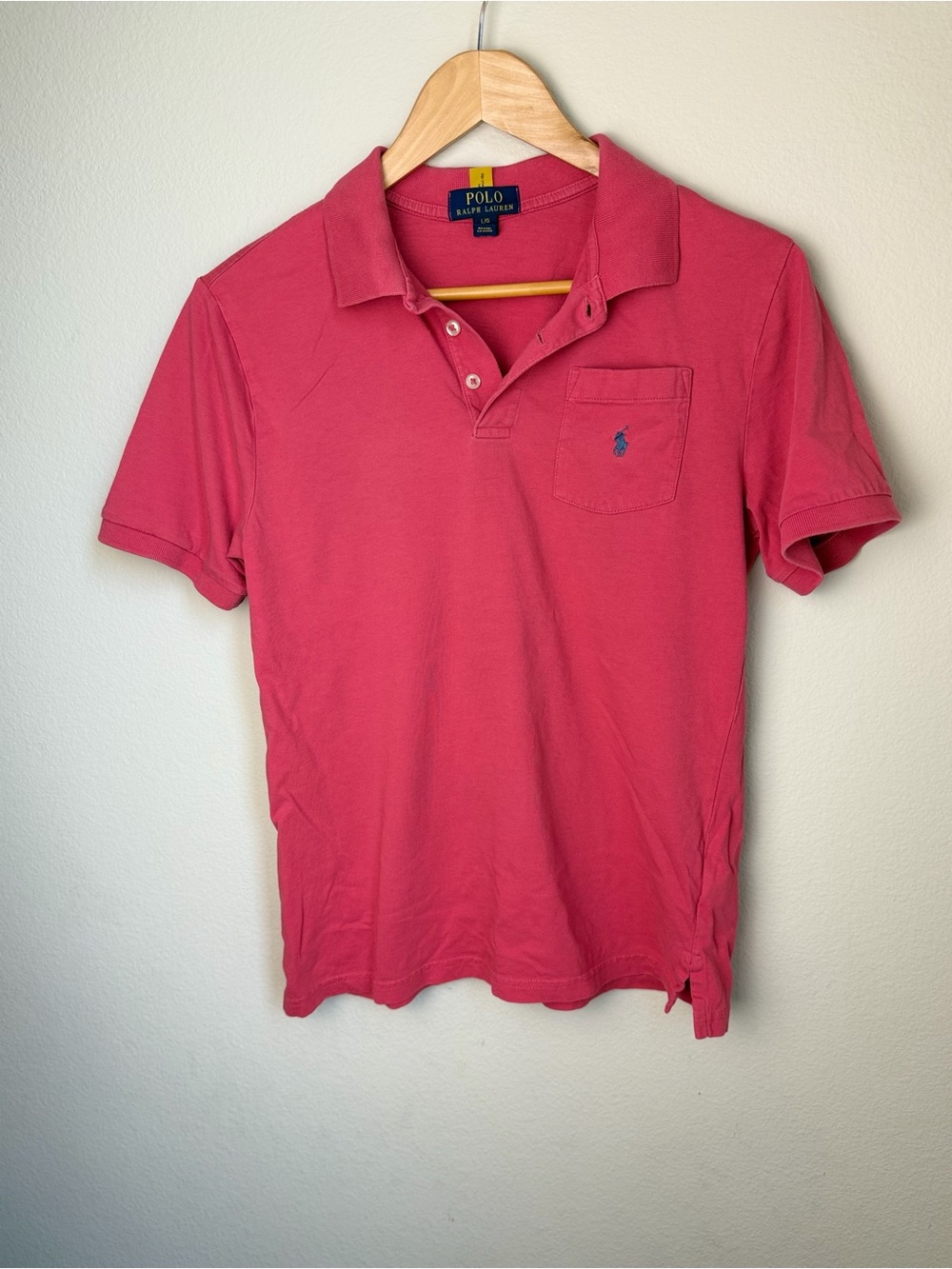 Polo by Ralph Lauren boys Pale red Short-Sleeve Polo Shirt